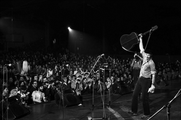 Pete Seeger 1986 in Berlin/DDR; Foto: Thomas Neumann